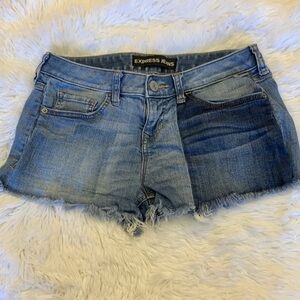 Express Cut Off Jean Shorts